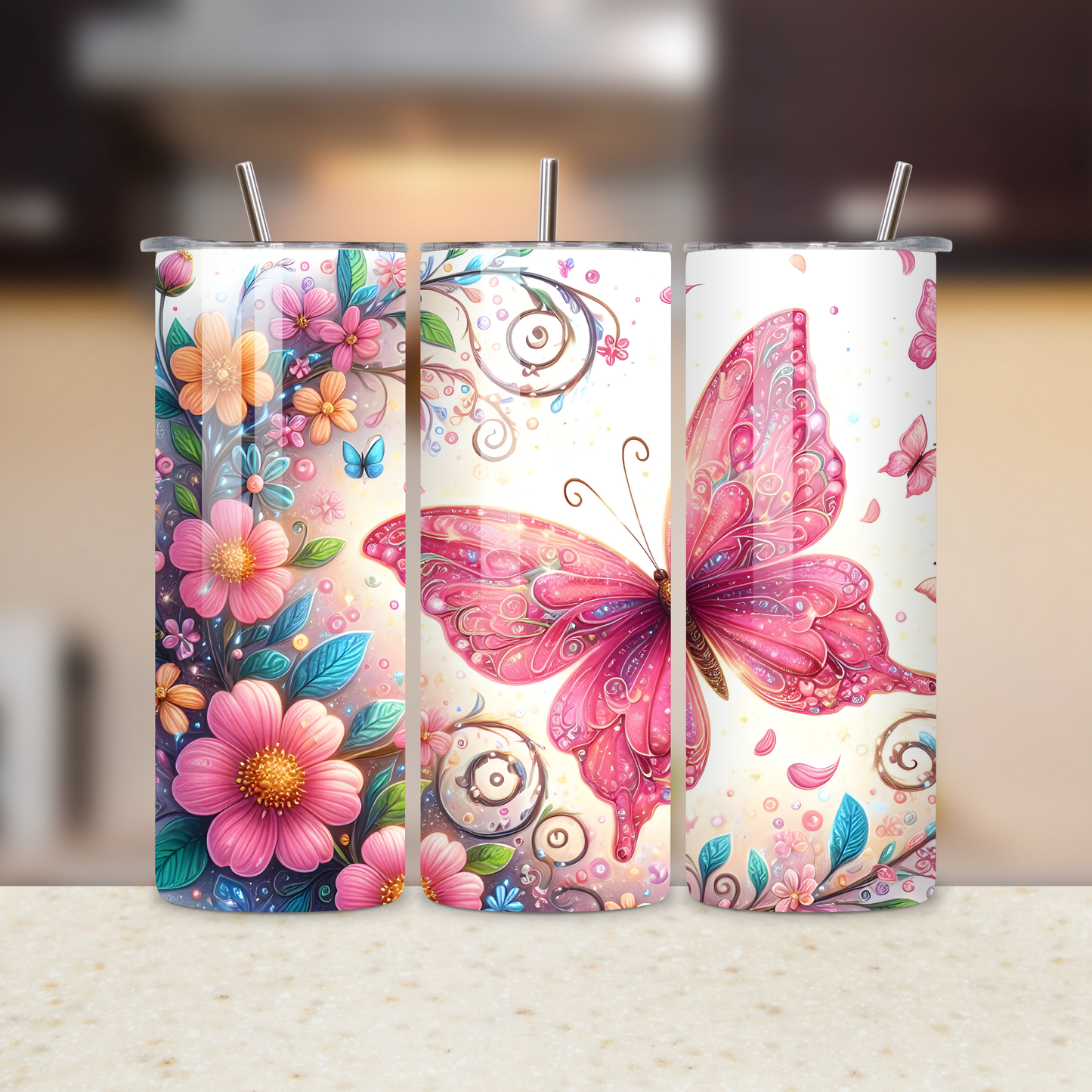 Spring Butterfly 20oz Tumbler