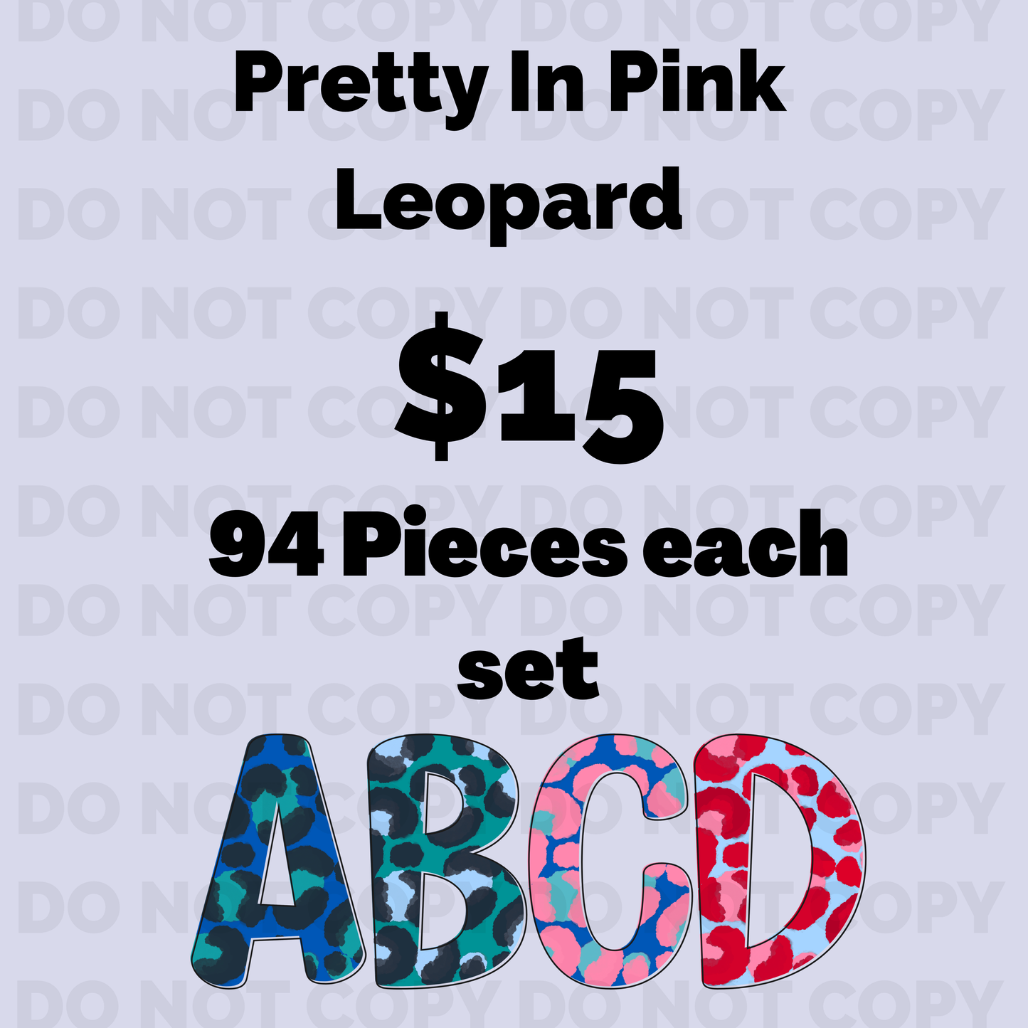 Pretty In Pink Leopard Set