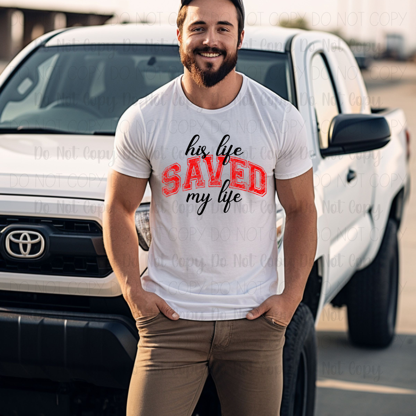His Life Saved My Life (Red) Digital Download