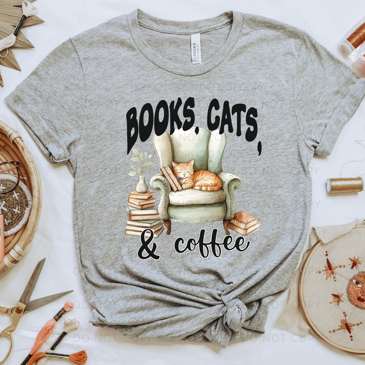 Books, Cats, & Coffee Digital Download