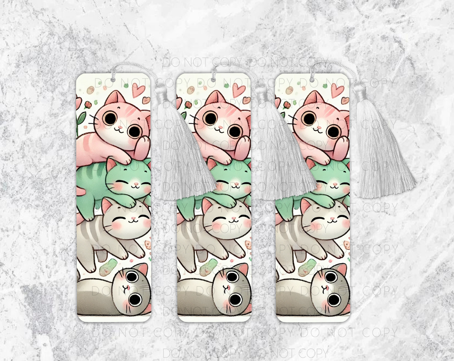 Cat Pile Bookmark