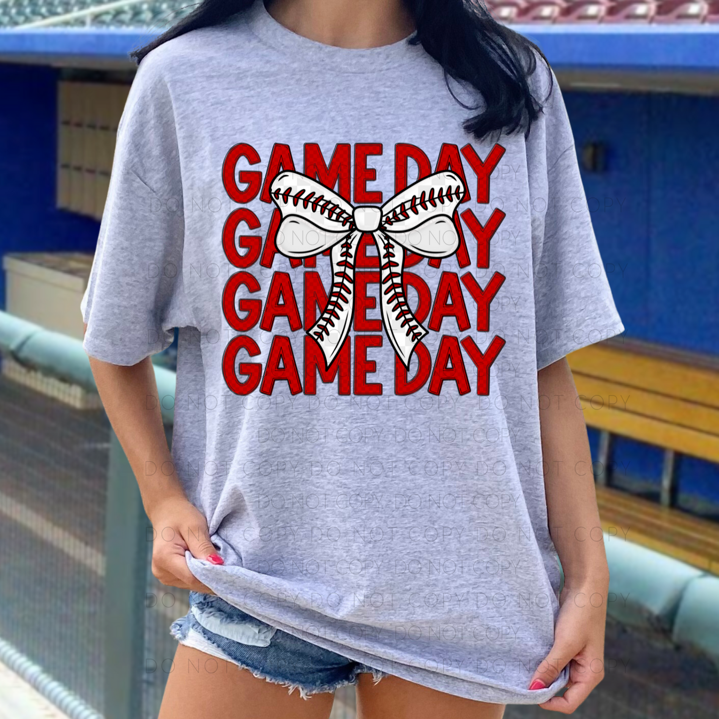 Game Day Baseball (Red) Digital Download