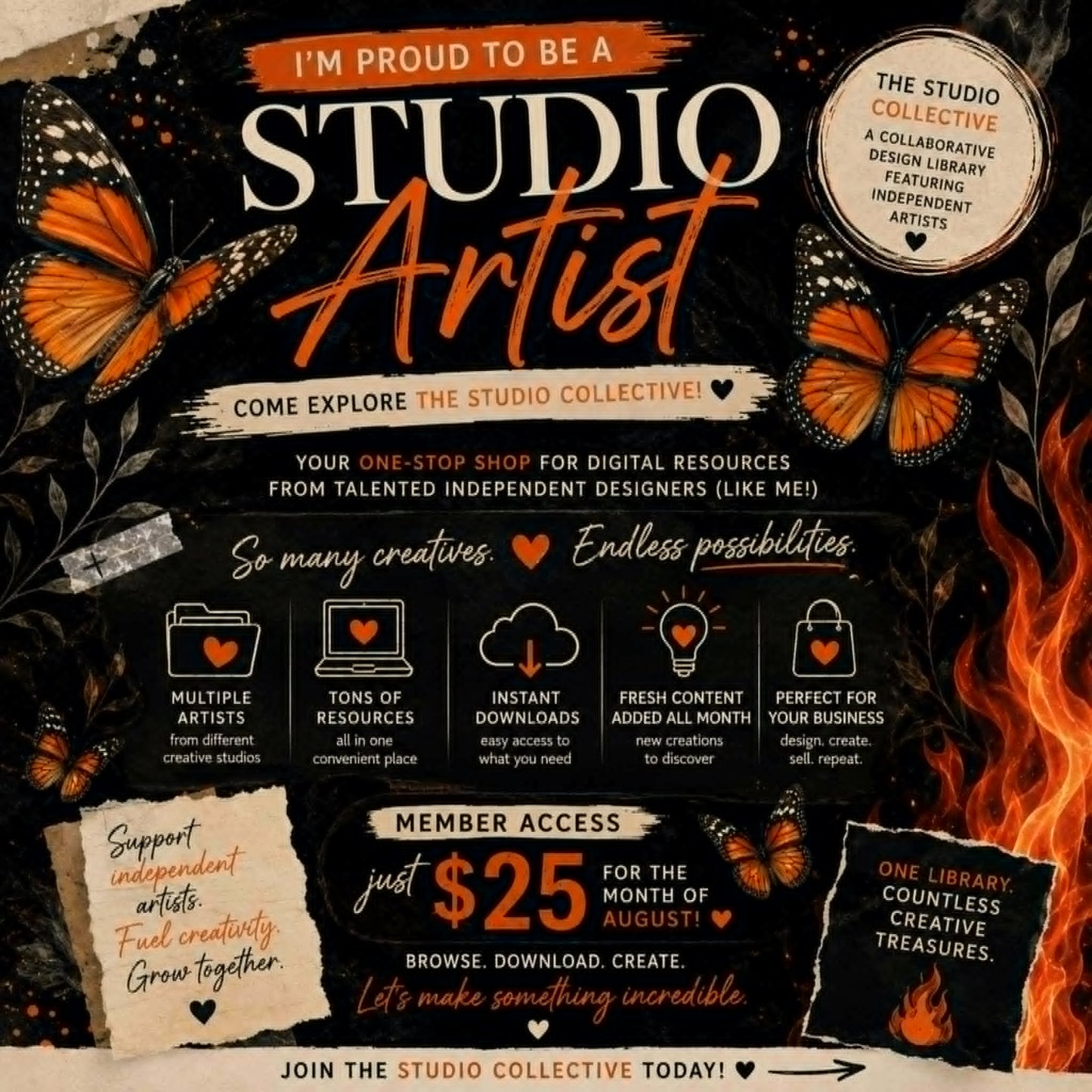 The Studio Collective | Digital Artist Directory | Commercial PNG Designers | Small Business Design Collective