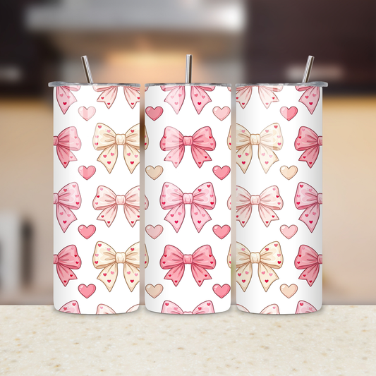 Pink Bows 20oz Tumbler