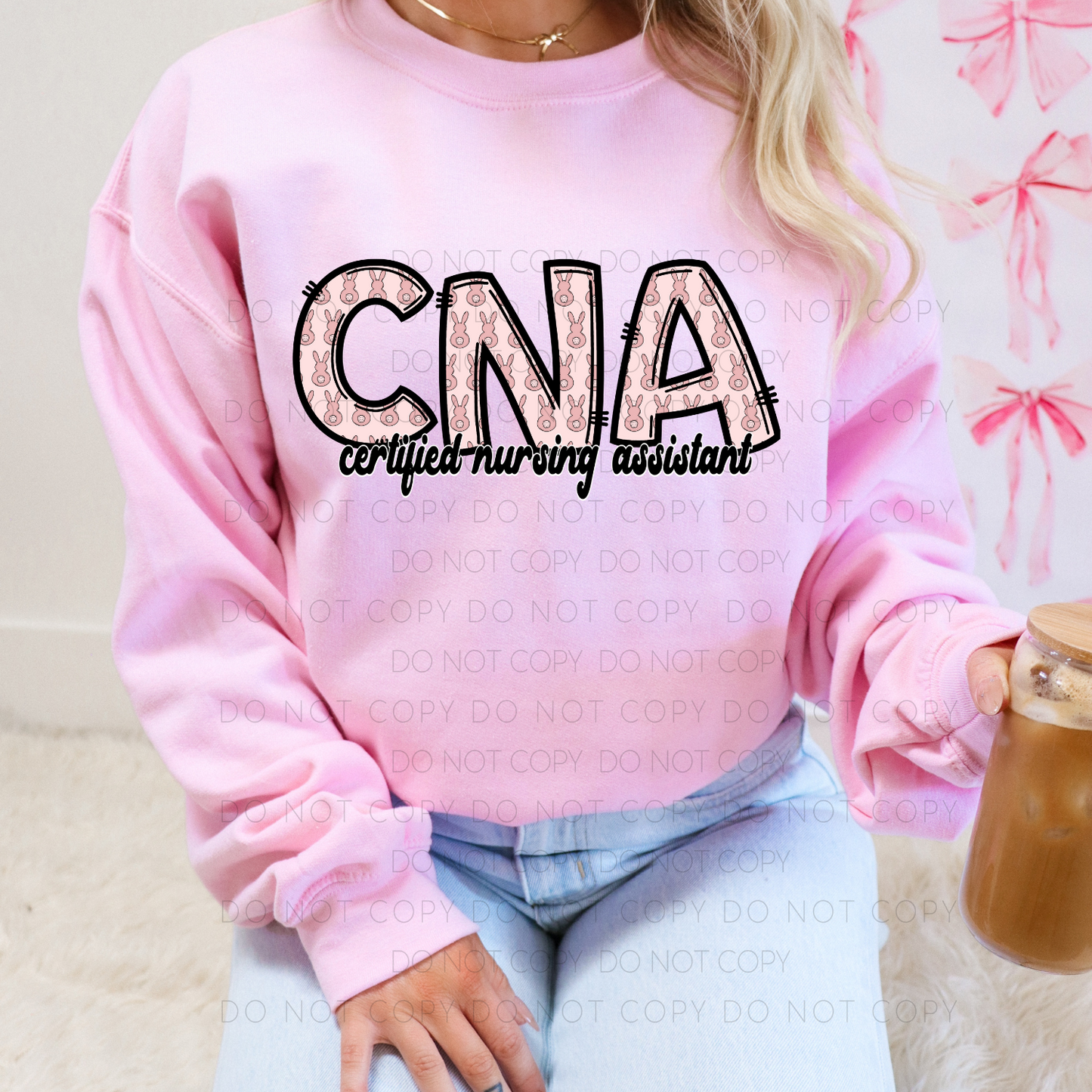 Custom Easter Bunny Occupation (Bottom) Digital Download - PLEASE ALLOW 48 HOURS FOR FILE