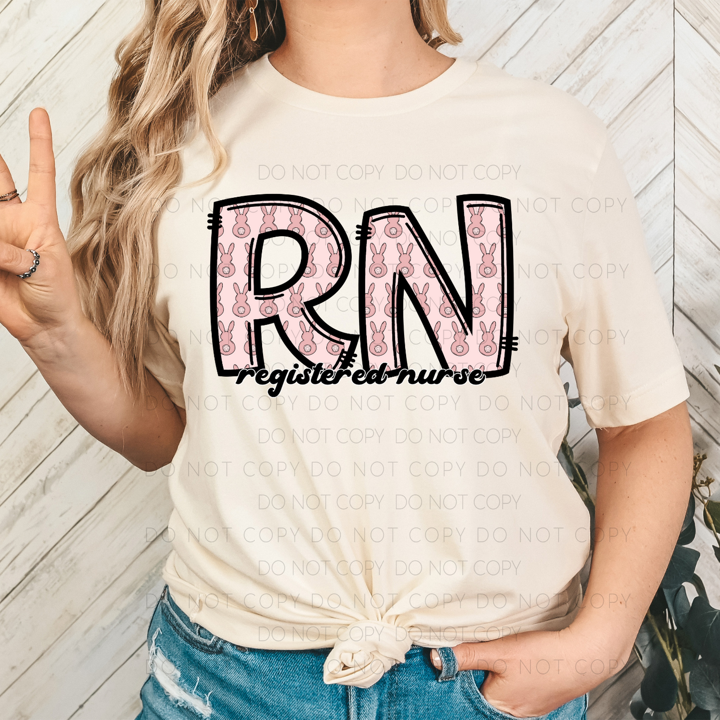 Custom Easter Bunny Occupation (Bottom) Digital Download - PLEASE ALLOW 48 HOURS FOR FILE