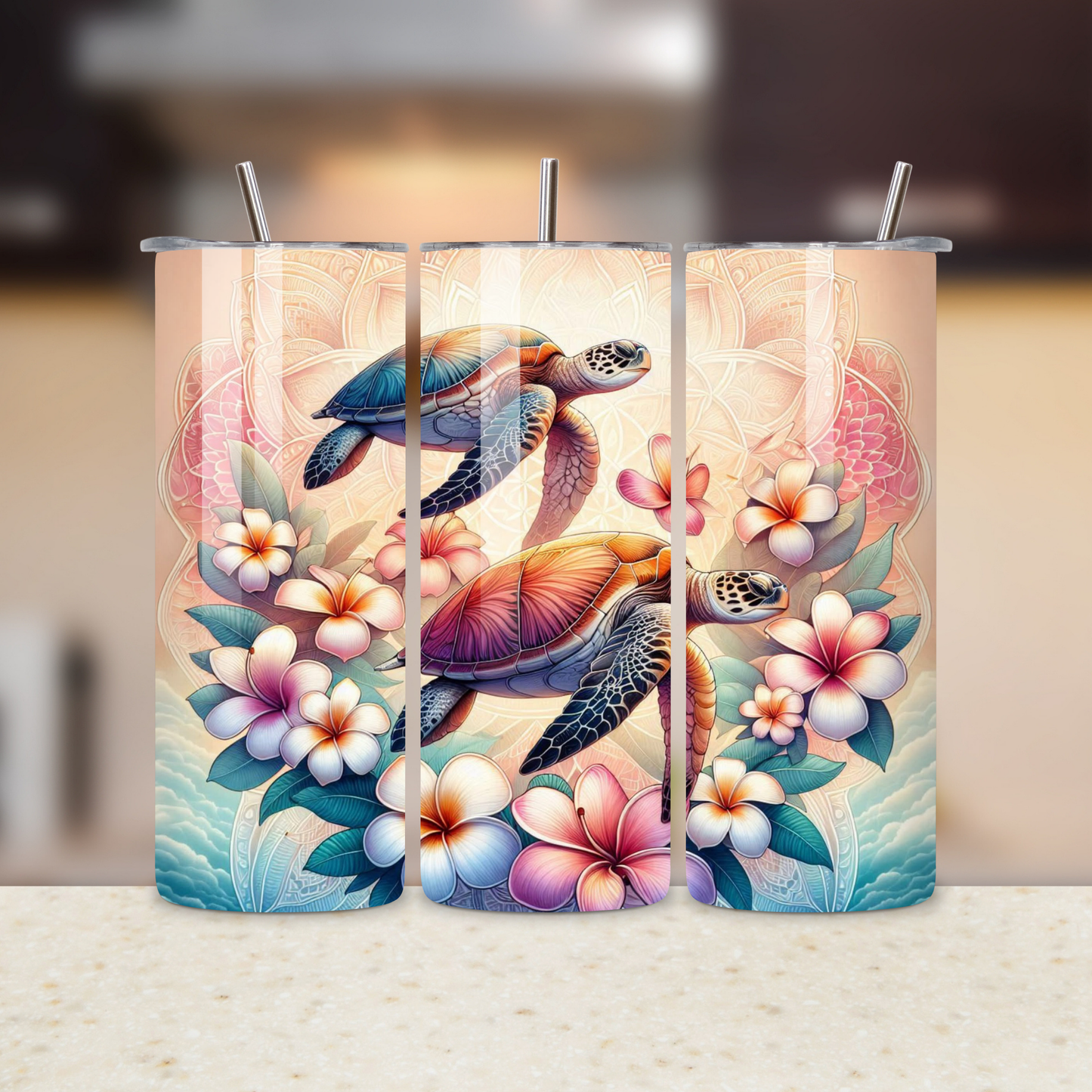 Spring Turtles 20oz Tumbler
