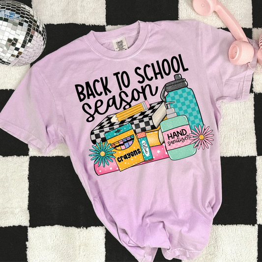 Back to School Season Teacher Shirt | Colorful Classroom Tee