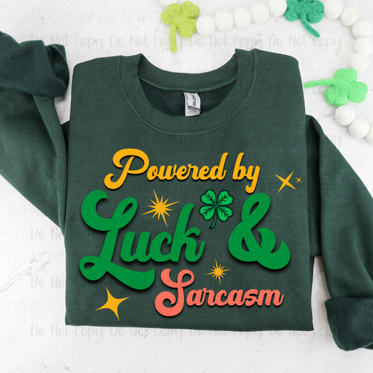 Powered By Luck & Sarcasm Digital Download