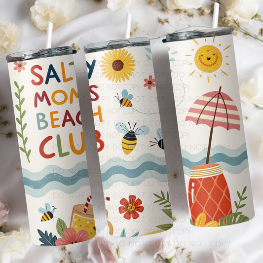 Salty Moms Beach Club 20oz Tumbler