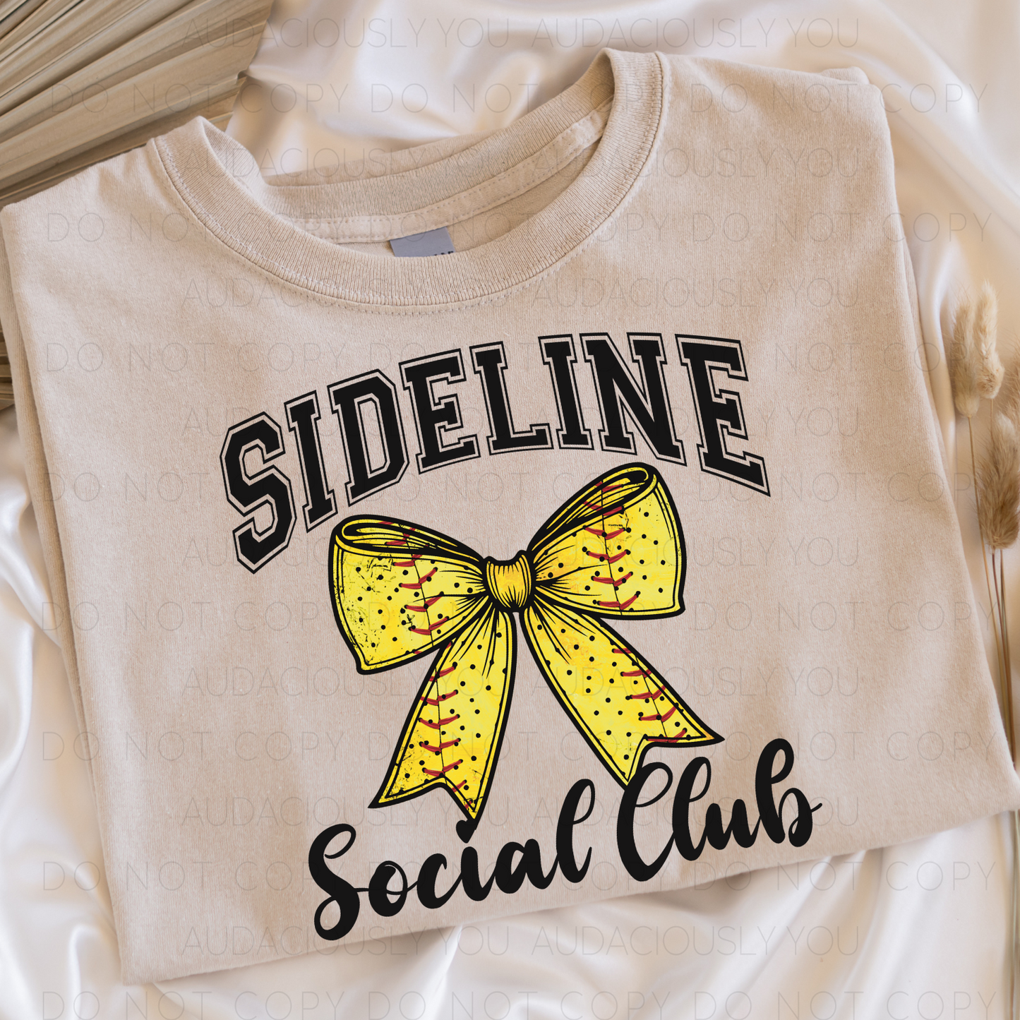 Sideline Social Club Softball Digital Download
