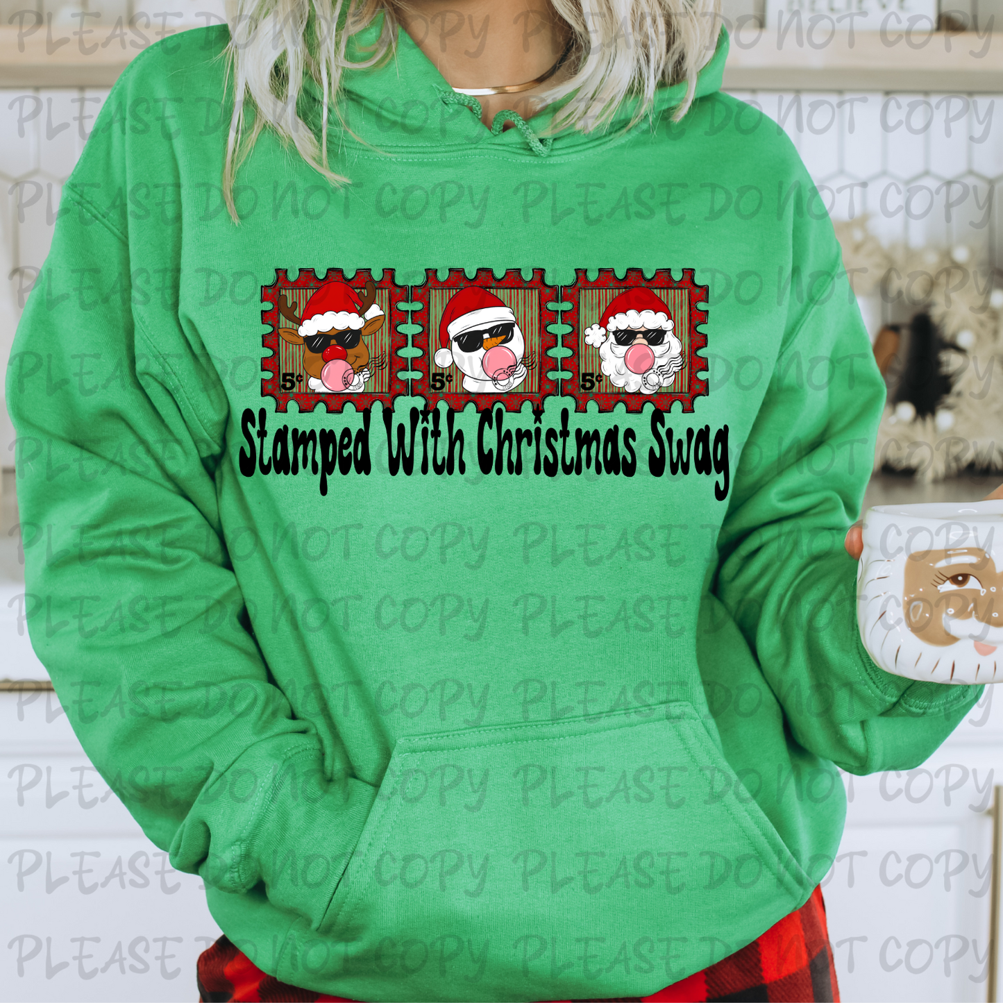 Stamped With Christmas Swag