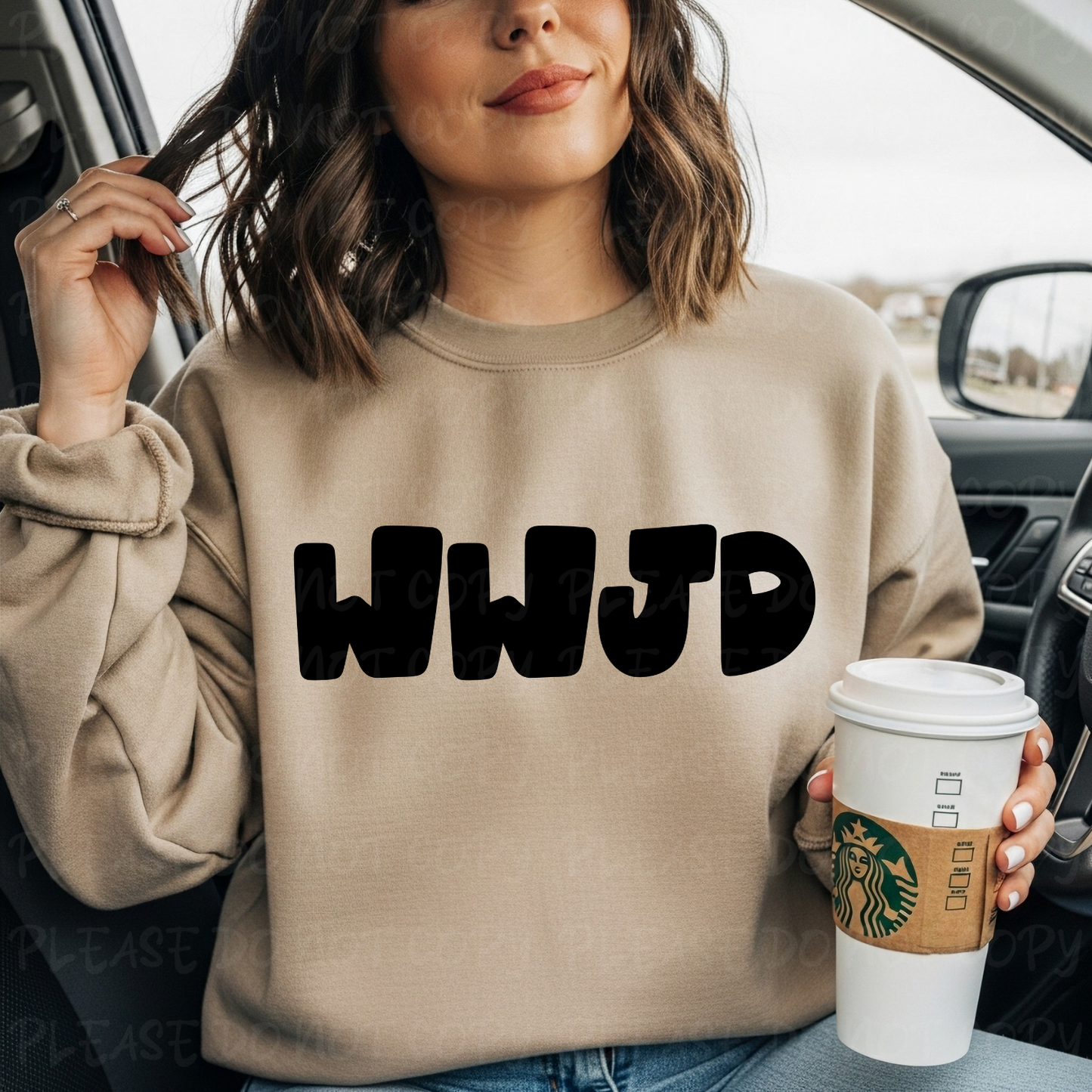 WWJD-Black Digital Download