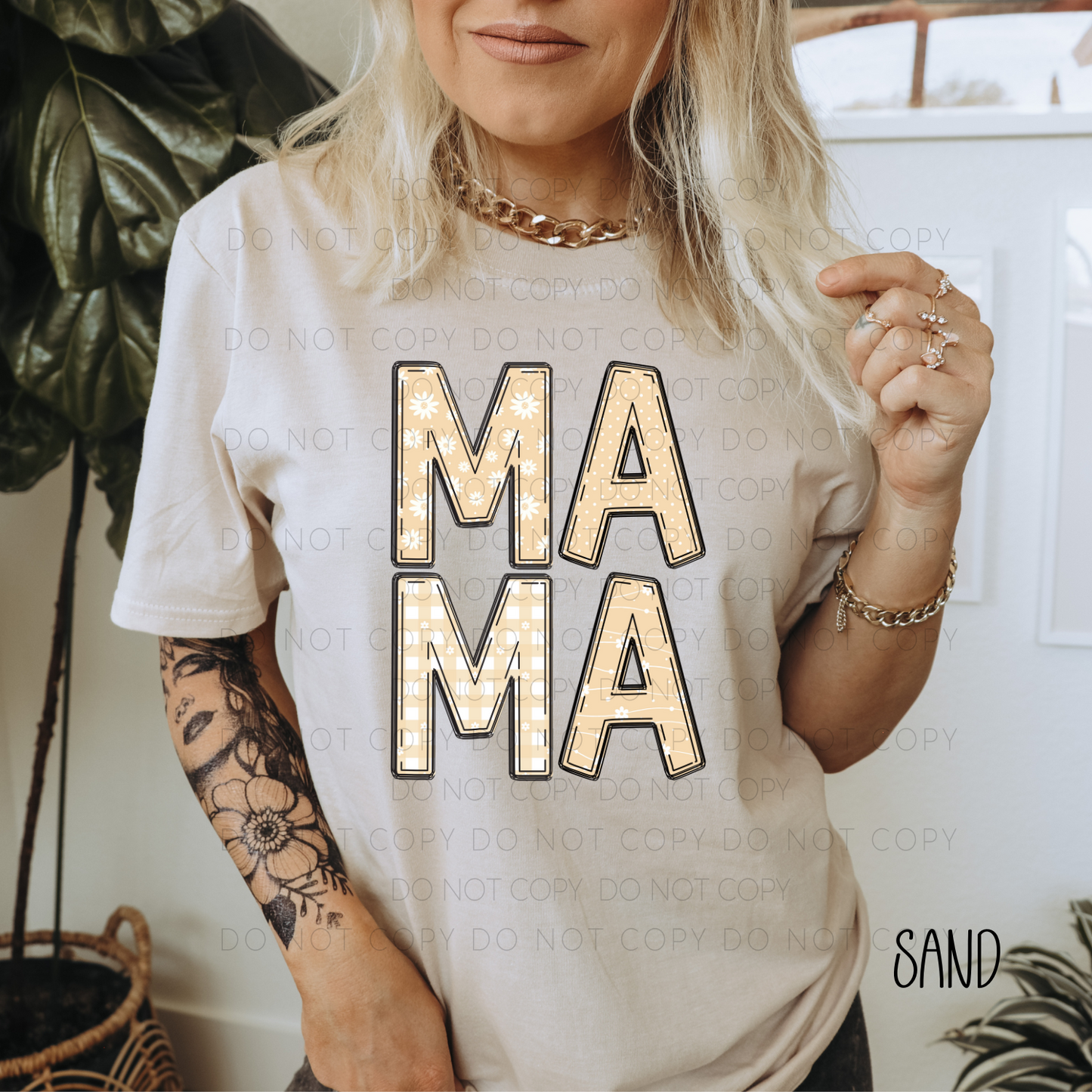 Yellow Pastel Mama