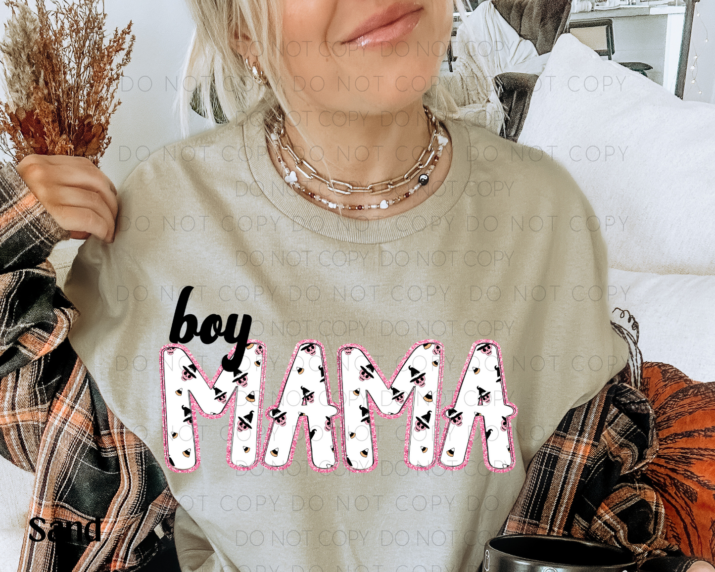 Boy Mama Skulls Black Digital Download