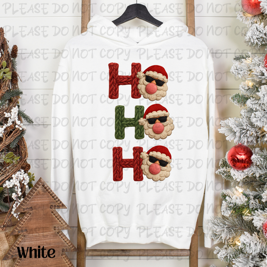 Faux Yarn Ho Ho Ho