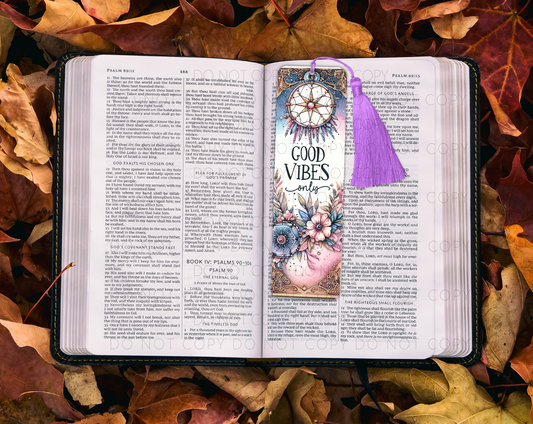 Good Vibes Only Bookmark
