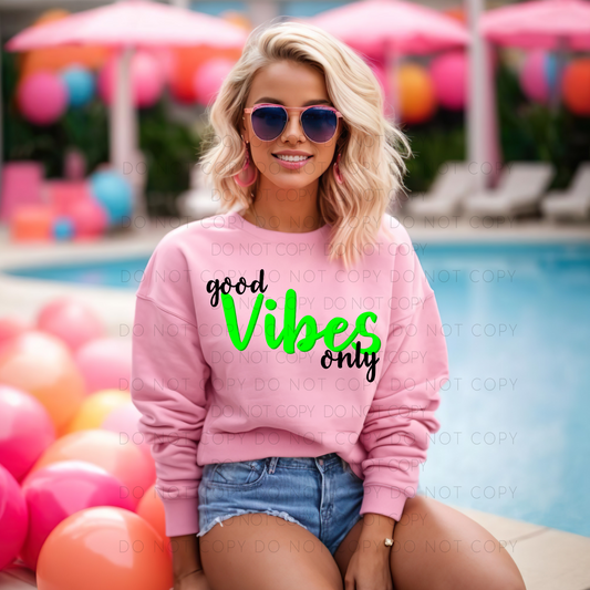 Good Vibes Only (Green) Digital Download