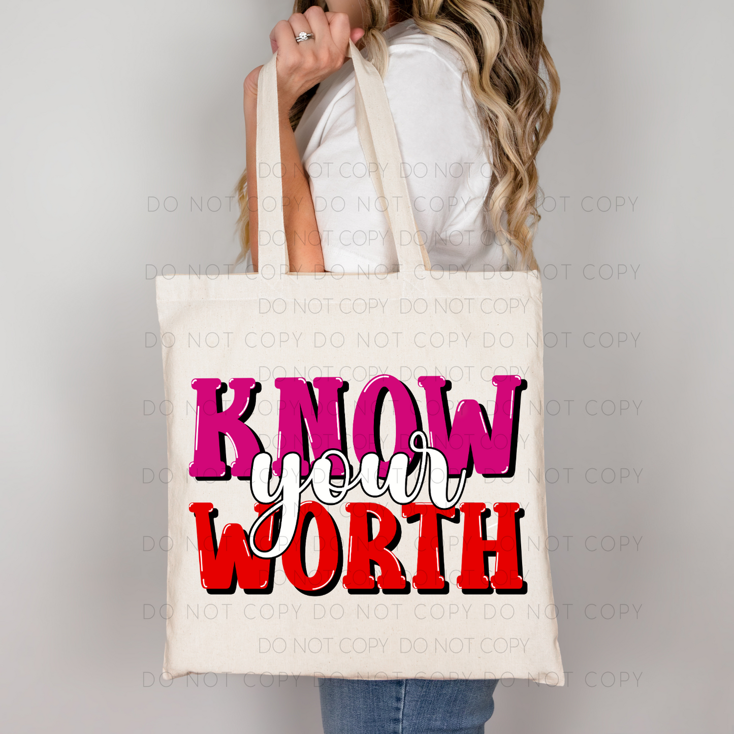 Know Your Worth Tote