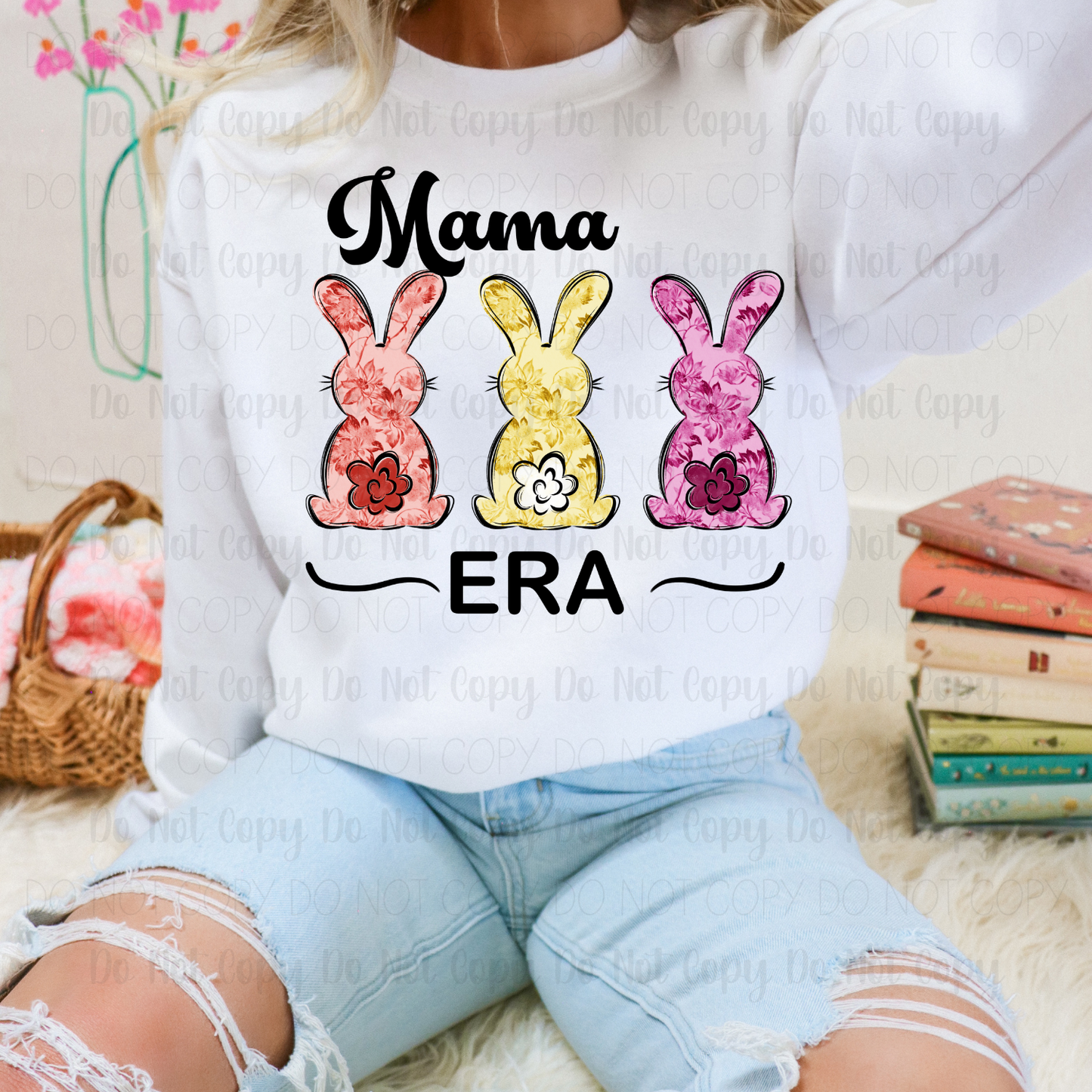 Mama Era Floral Bunnies Digital Download