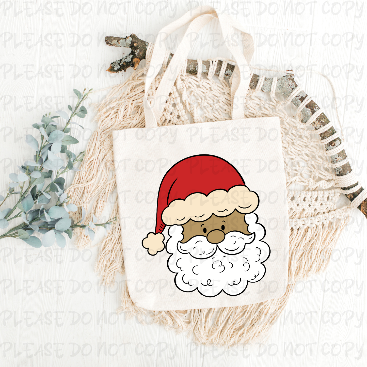 Santa Light Complexion Tote