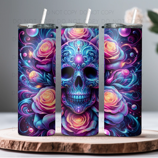 Skull And Roses 20oz Tumbler