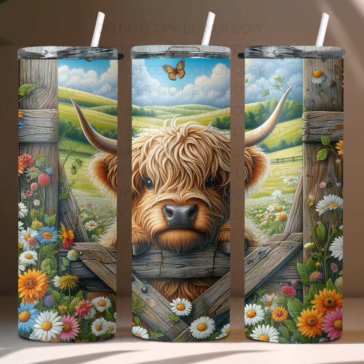 Spring Cow 20oz Tumbler