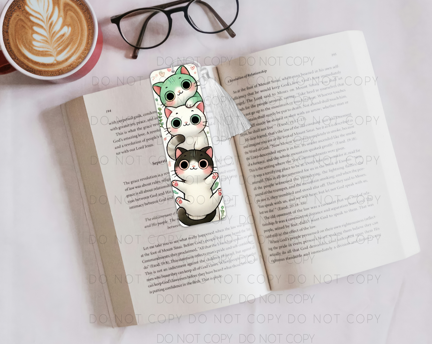 Three Cats Bookmark